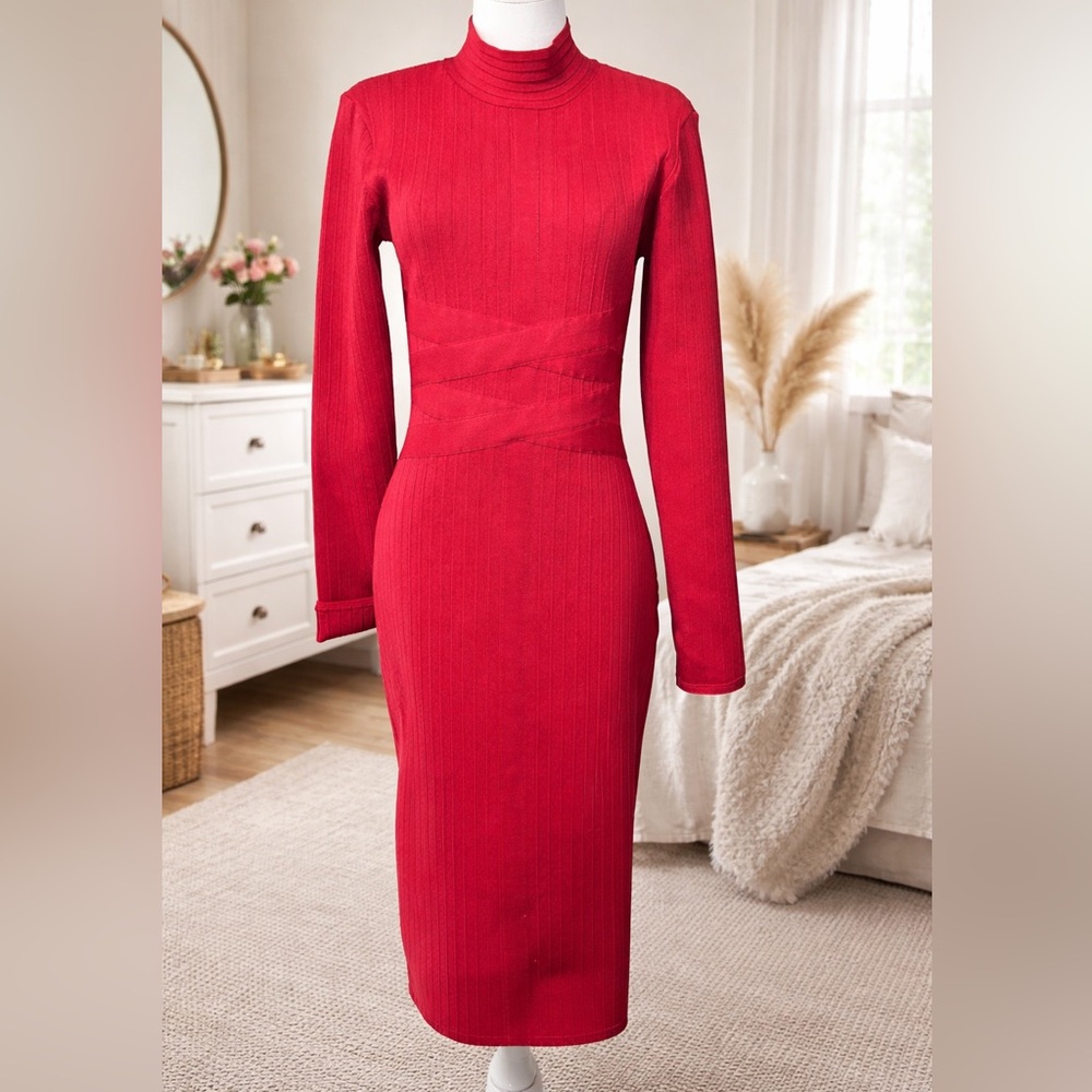 Venus pink bandage dress